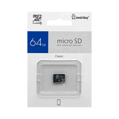 64GB microSDHC Class 10 Smartbuy wo оптом по низким ценам!