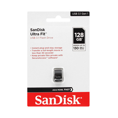 USB 3.1 128GB Sandisk Ultra Fit оптом по низким ценам!