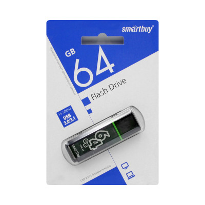 USB 3.0 64GB Smartbuy Glossy черный оптом по низким ценам!
