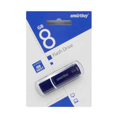 USB 3.0 8GB Smartbuy Crown синий оптом по низким ценам!
