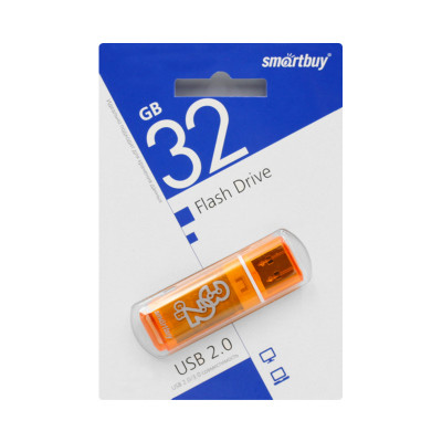 USB 32GB Smartbuy Glossy оранжевый оптом по низким ценам!