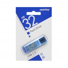 USB 32GB Smartbuy Glossy синий