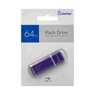 USB 64GB Smartbuy Quartz фиолетовый оптом по низким ценам!