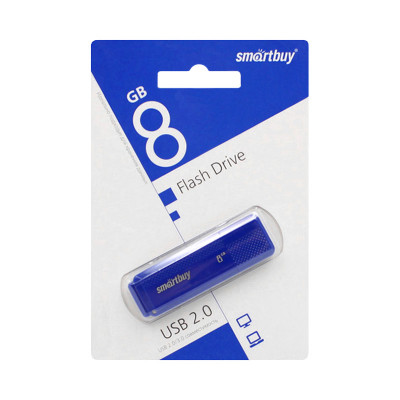 USB 8GB Smartbuy Dock синий оптом по низким ценам!