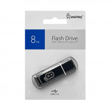 USB 8GB Smartbuy Glossy черный