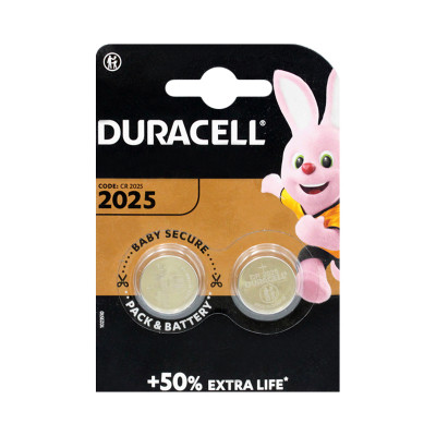 Батарейки Duracell CR 2025 2BL (цена за 2шт) оптом по низким ценам!