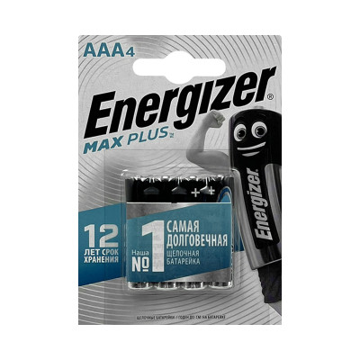 Батарейки Energizer Max Plus LR03 4BL (цена за 4 шт) оптом по низким ценам!