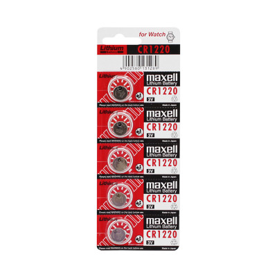 Батарейки Maxell CR 1220 5BL (цена за 5шт) оптом по низким ценам!