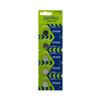 Батарейки Perfeo CR 1220 5BL (цена за 5 шт) оптом по низким ценам!