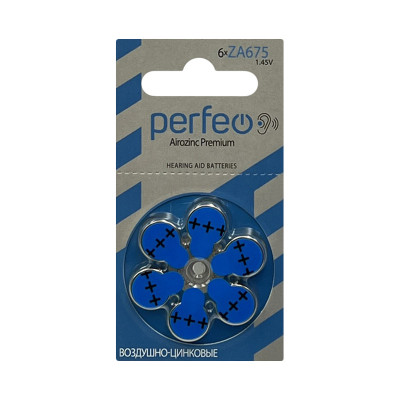 Батарейки Perfeo ZA675 6BL (цена за 6шт) оптом по низким ценам!