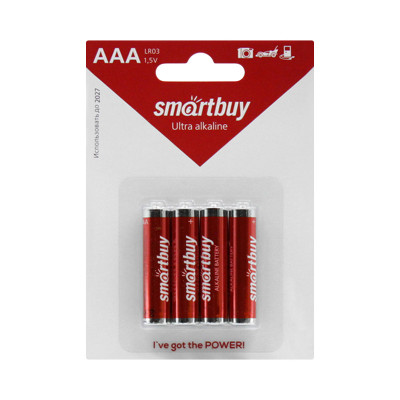 Батарейки Smartbuy LR03 4BL (цена за 4 шт) оптом по низким ценам!