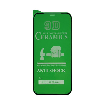 Защитная пленка iPhone 12 6,1" Ceramics черный техпак оптом по низким ценам!