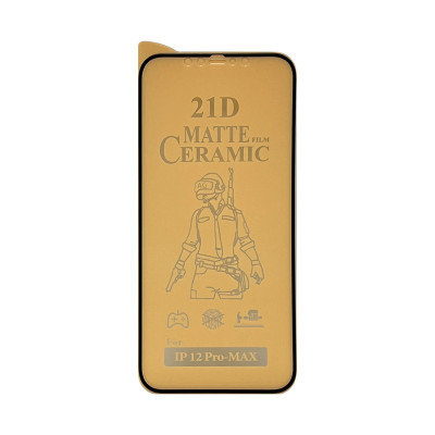 Защитная пленка iPhone 12 6,7" Ceramics матовый черный техпак оптом по низким ценам!