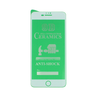 Защитная пленка iPhone 6/7/8 Plus Ceramics белый техпак оптом по низким ценам!