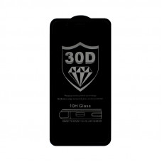 Защитное стекло 30D Huawei Y6 2019/8A черный техпак