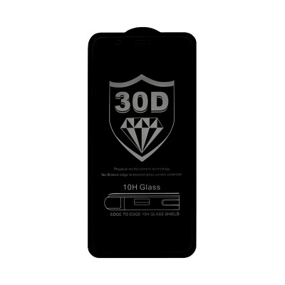 Защитное стекло 30D Xiaomi Redmi 5 черный техпак оптом по низким ценам!