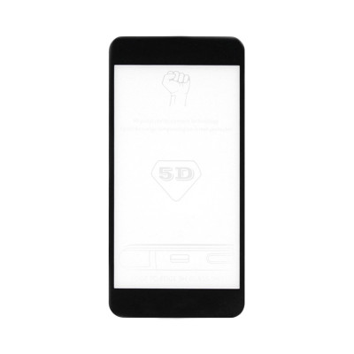 Защитное стекло 5D iPhone 7/8 Plus плотное черный техпак оптом по низким ценам!