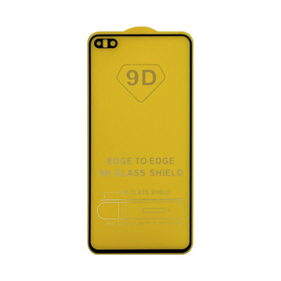 Защитное стекло 9D Huawei P40 черный техпак оптом по низким ценам!