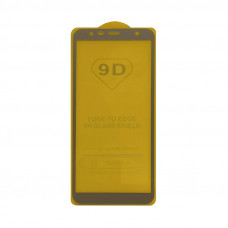 Защитное стекло 9D Samsung J4 Plus золото техпак