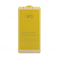Защитное стекло 9D Xiaomi Redmi 5 белый техпак