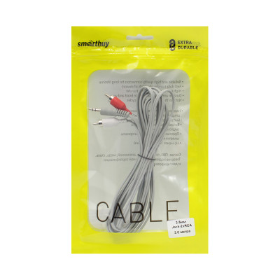 Кабель 3.5 на 2RCA Smartbuy KA313 3m оптом по низким ценам!