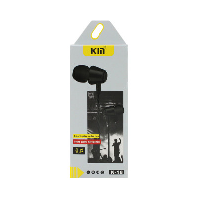 Наушники MP3 Kin K-18 черный оптом по низким ценам!