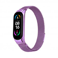 Ремешок металл Mi Band 5 сирень