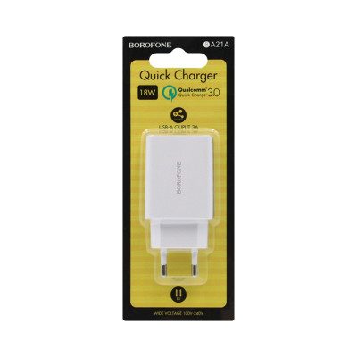 СЗУ USB Borofone BA21A 18W Quick Charge оптом по низким ценам!