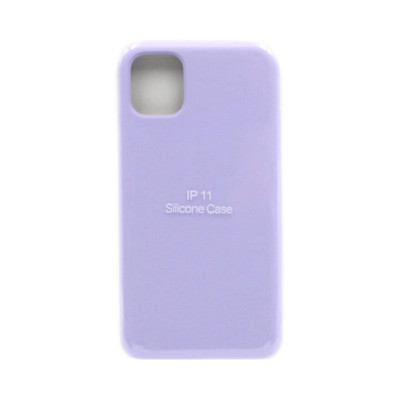 Чехол накладка Silicone Case (без лого) iPhone 11 лаванда оптом по низким ценам!