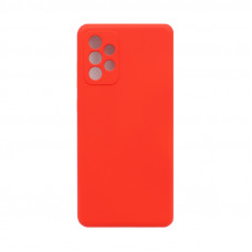 Чехол накладка Silicone Case Samsung A72 красный