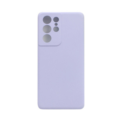 Чехол накладка Silicone Case Samsung S21 Ultra лаванда оптом по низким ценам!