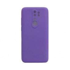 Чехол накладка Silicone Case Xiaomi Note 8 Pro фиолетовый