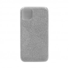 Чехол накладка Блеск iPhone 11 Pro Max серебро