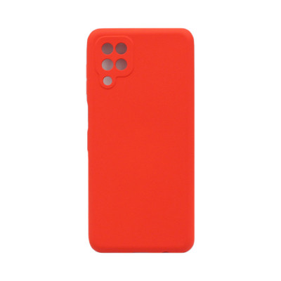 Чехол накладка Silicone Case Samsung A12 красный оптом по низким ценам!