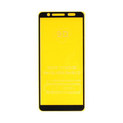 Защитное стекло 9D Samsung A750 черный техпак оптом по низким ценам!