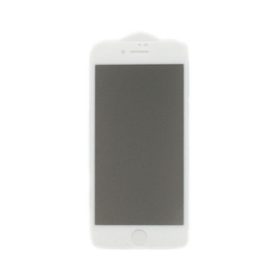 Защитное стекло 3D iPhone 6/7/8 антишпион белый техпак оптом по низким ценам!