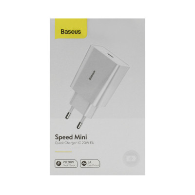 СЗУ PD20W Baseus CCFS-SN02 белый оптом по низким ценам!