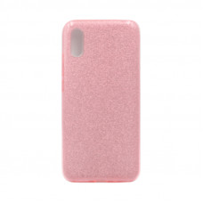 Чехол накладка Блеск Xiaomi Redmi 9A розовый