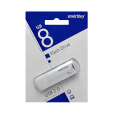 USB 8GB Smartbuy Clue белый