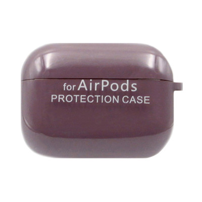 Чехол Silicone Case AirPods Pro с карабином черничный оптом по низким ценам!