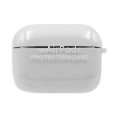 Чехол Silicone Case AirPods Pro с карабином белый оптом по низким ценам!