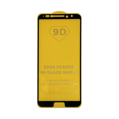 Защитное стекло 9D Huawei View 10 черный техпак оптом по низким ценам!