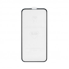 Защитное стекло 5D iPhone 13 Pro Max 6.7" плотное черный техпак