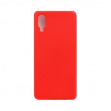 Чехол накладка Silicone Case Samsung A02 красный