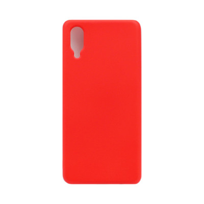 Чехол накладка Silicone Case Samsung A02 красный оптом по низким ценам!