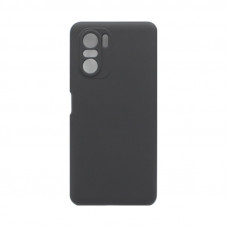 Чехол накладка Silicone Case Xiaomi Poco F3 черный