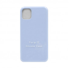 Чехол накладка Silicone Case (без лого) iPhone 11 светло-сиреневый