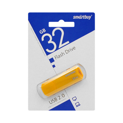 USB 32GB Smartbuy Clue желтый оптом по низким ценам!