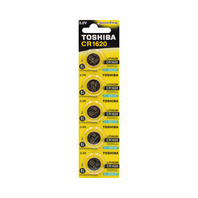 Батарейки Toshiba CR 1620 5BL (цена за 5шт) оптом по низким ценам!