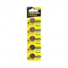 Батарейки Toshiba CR 2025 5BL (цена за 5 шт)